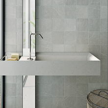 Load image into Gallery viewer, GEA CARVED GREY 12X12