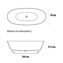 Load image into Gallery viewer, BAÑERA COVADONGA COBRE