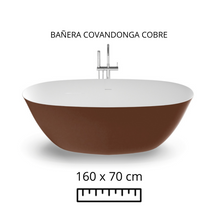 Load image into Gallery viewer, BAÑERA COVADONGA COBRE