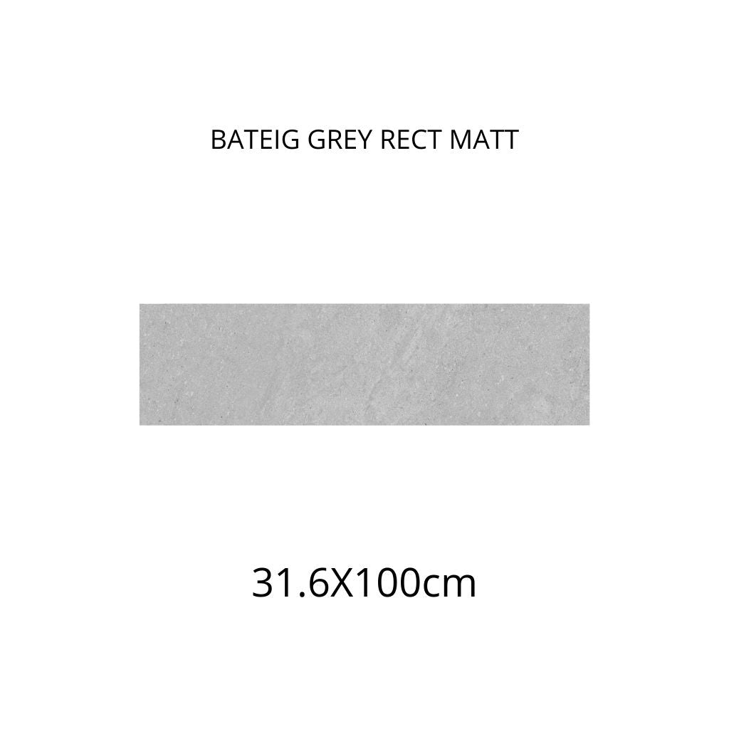 BATEIG GREY RECT MATT