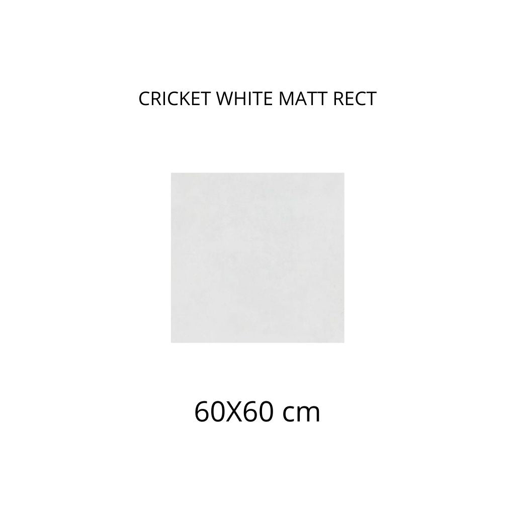 CRICKET WHITE MATT RECT