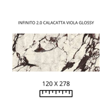 Load image into Gallery viewer, INFINITO 2.0 CALACATTA VIOLA GLOSSY 120X278
