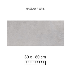 NASSAU-R GRIS 80X180