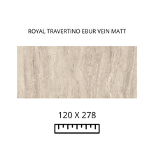 Load image into Gallery viewer, ROYAL TRAVERTINO EBUR VEIN MATT 120X278
