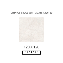 Load image into Gallery viewer, STRATOS CROSS WHITE MATE 120X120
