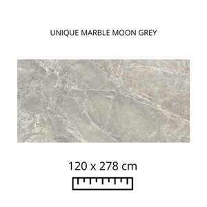 UNIQUE MARBLE MOON GREY 120X278