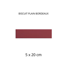 Load image into Gallery viewer, BISCUIT PLAIN BORDEAUX

