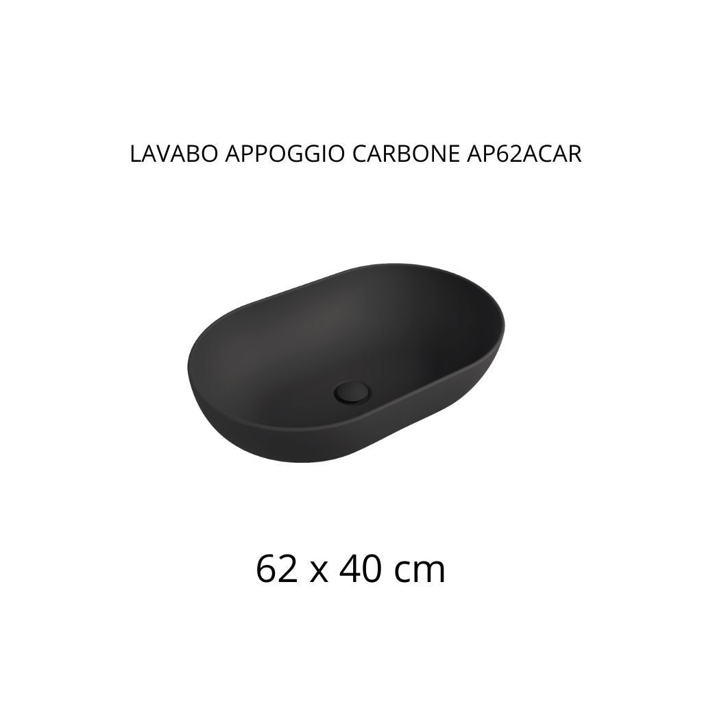 LAVABO APPOGGIO CARBONE AP62ACAR