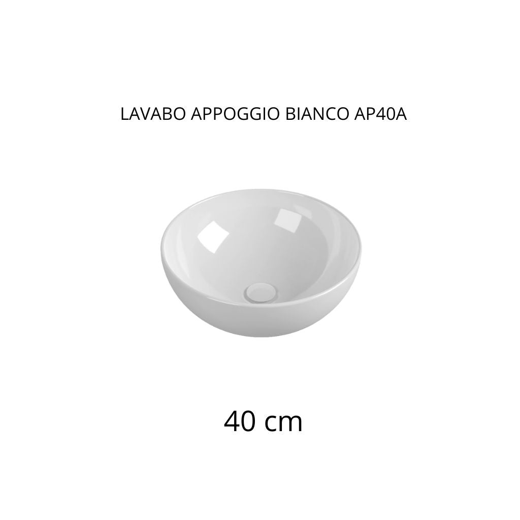 LAVABO APPOGGIO BIANCO AP40A