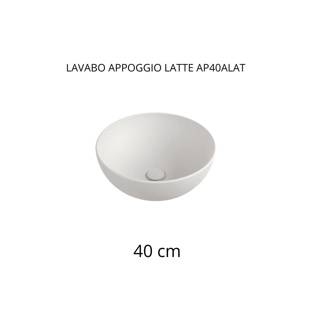 LAVABO APPOGGIO LATTE AP40ALAT
