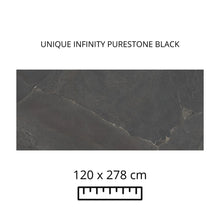 Load image into Gallery viewer, UNIQUE INFINITY PURESTONE BLACK 120X278
