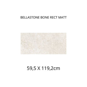 BELLASTONE BONE RECT MATT