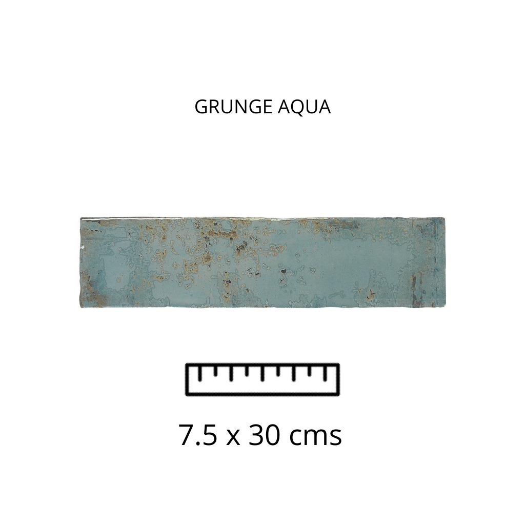 GRUNGE AQUA 7.5x30
