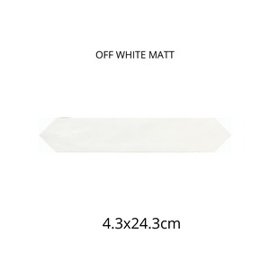 OFF WHITE MATT/ OFF WHITE GLOSS