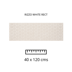 RIZZO WHITE RECT 40X120