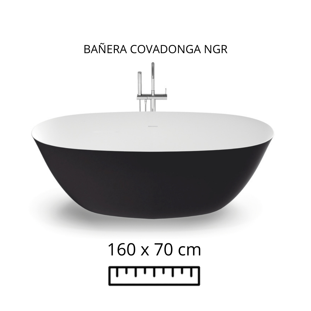 BAÑERA COVADONGA NEGRA