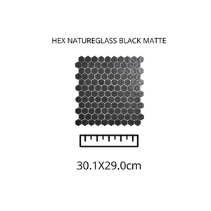 HEX NATUREGLASS BLACK MATTE