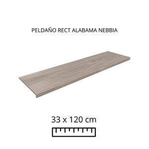 PELDAÑO RECT ALABAMA NEBIA
