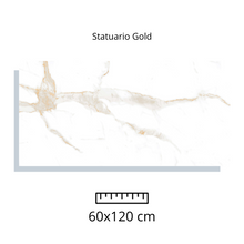 Load image into Gallery viewer, STATUARIO GOLD 60x120
