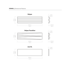 Load image into Gallery viewer, STRIPES LISO XL GRAPHITE

